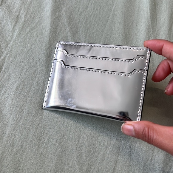 Metallic silver Jcrew Card holder - Picture 4 of 5